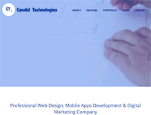 Tablet Screenshot of candidtechnologies.com